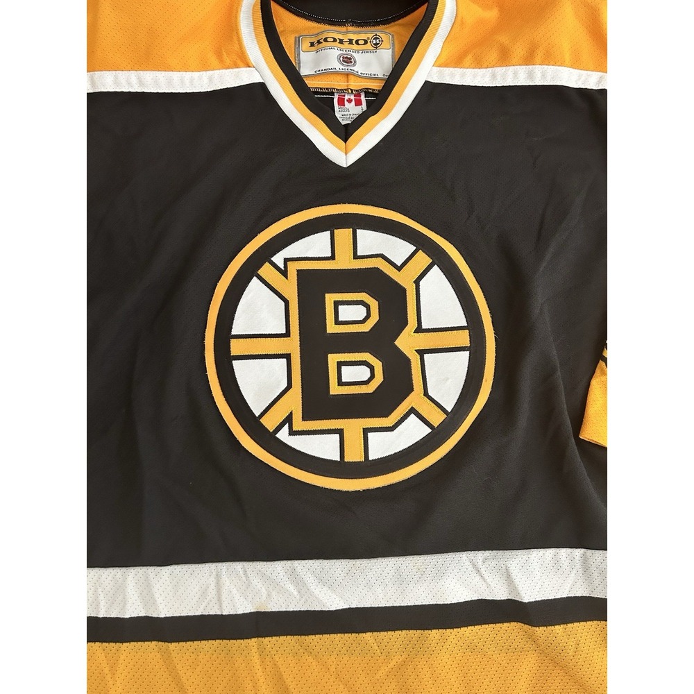 Vintage Koho NHL Boston Bruins Black Gold Hockey Jersey Mens L - Picture 12 of 14